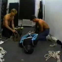 Bob Phillips in 'Kink Partners Gay' BOUND and GAGGED: THE VIDEO - Two guys in wet suits (Thumbnail 8)