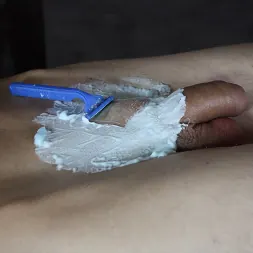 Brez Wild in 'Kink Partners Gay' Brez Gets Shaved and Stroked (Thumbnail 3)