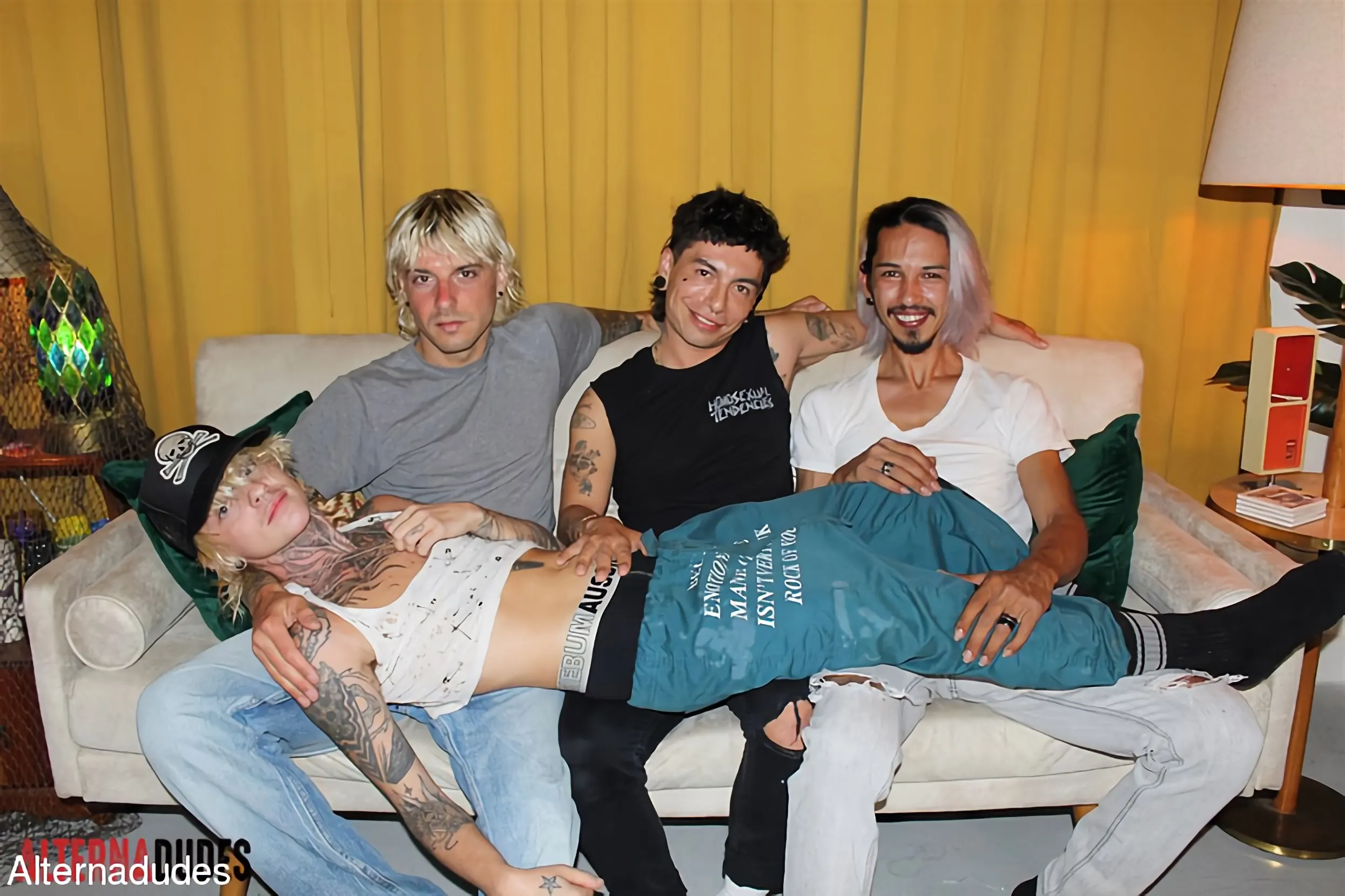 Kink Partners Gay 'Tatted 4-Some With FTM Dude - RAW' starring Christop (Photo 1)