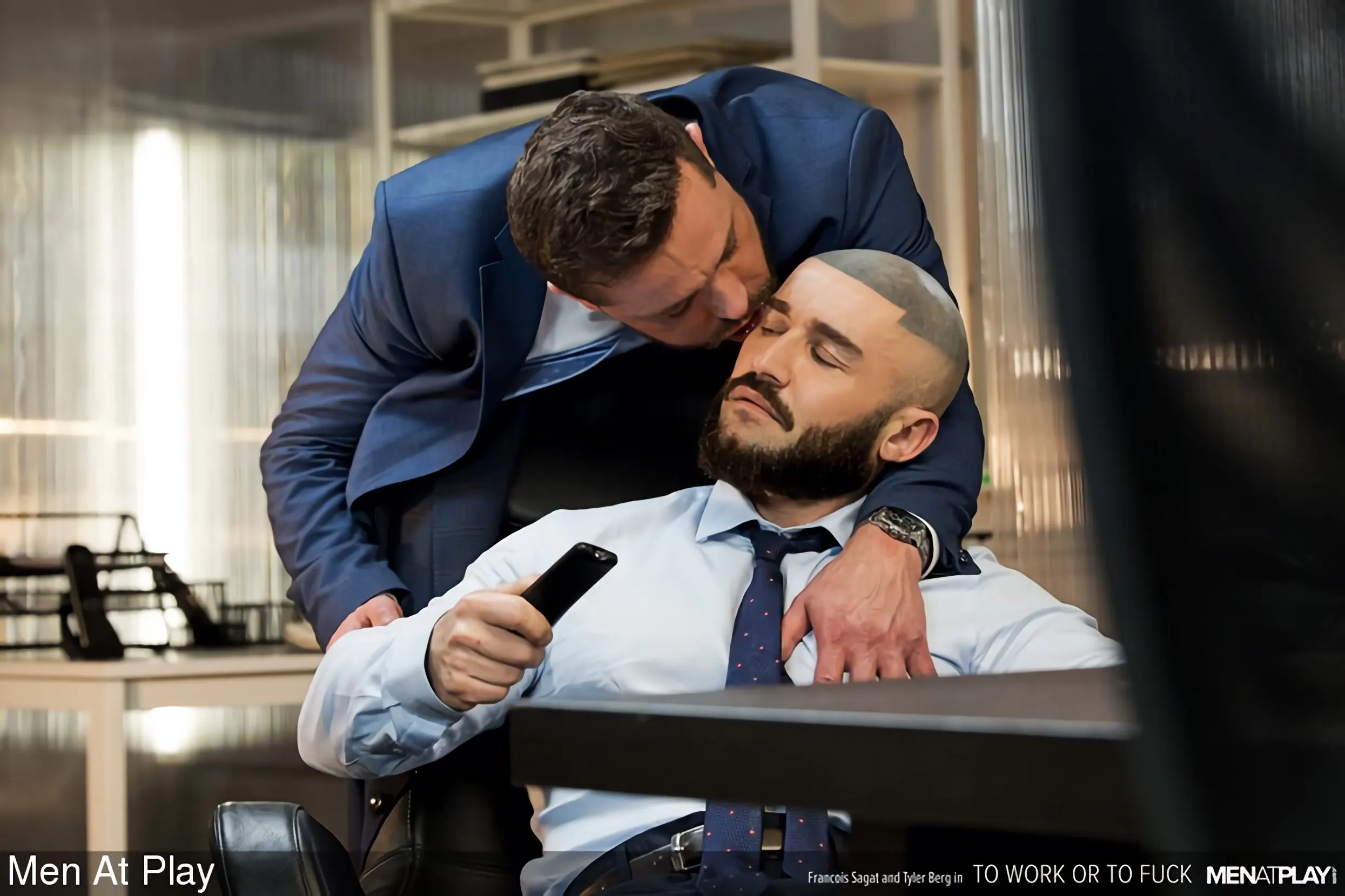 Kink Partners Gay 'TO WORK OR TO FUCK: Francois Sagat and Tyler Berg' starring Francois Sagat (Photo 2)