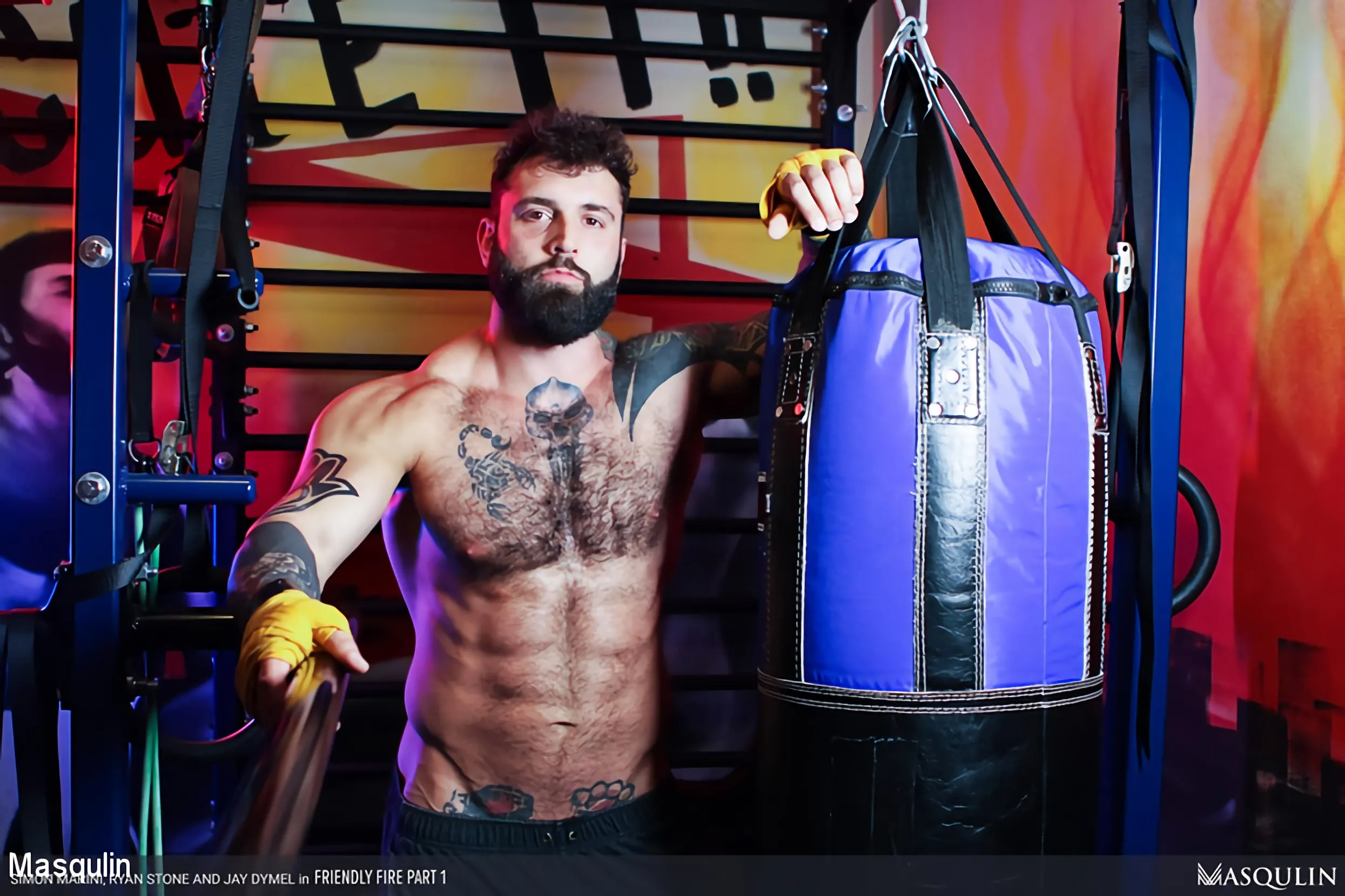 Kink Partners Gay 'Friendly Fire, Part 1:Jay Dymel. Markus Kage, Ryan Stone RAW' starring Jay Dymel (Photo 13)