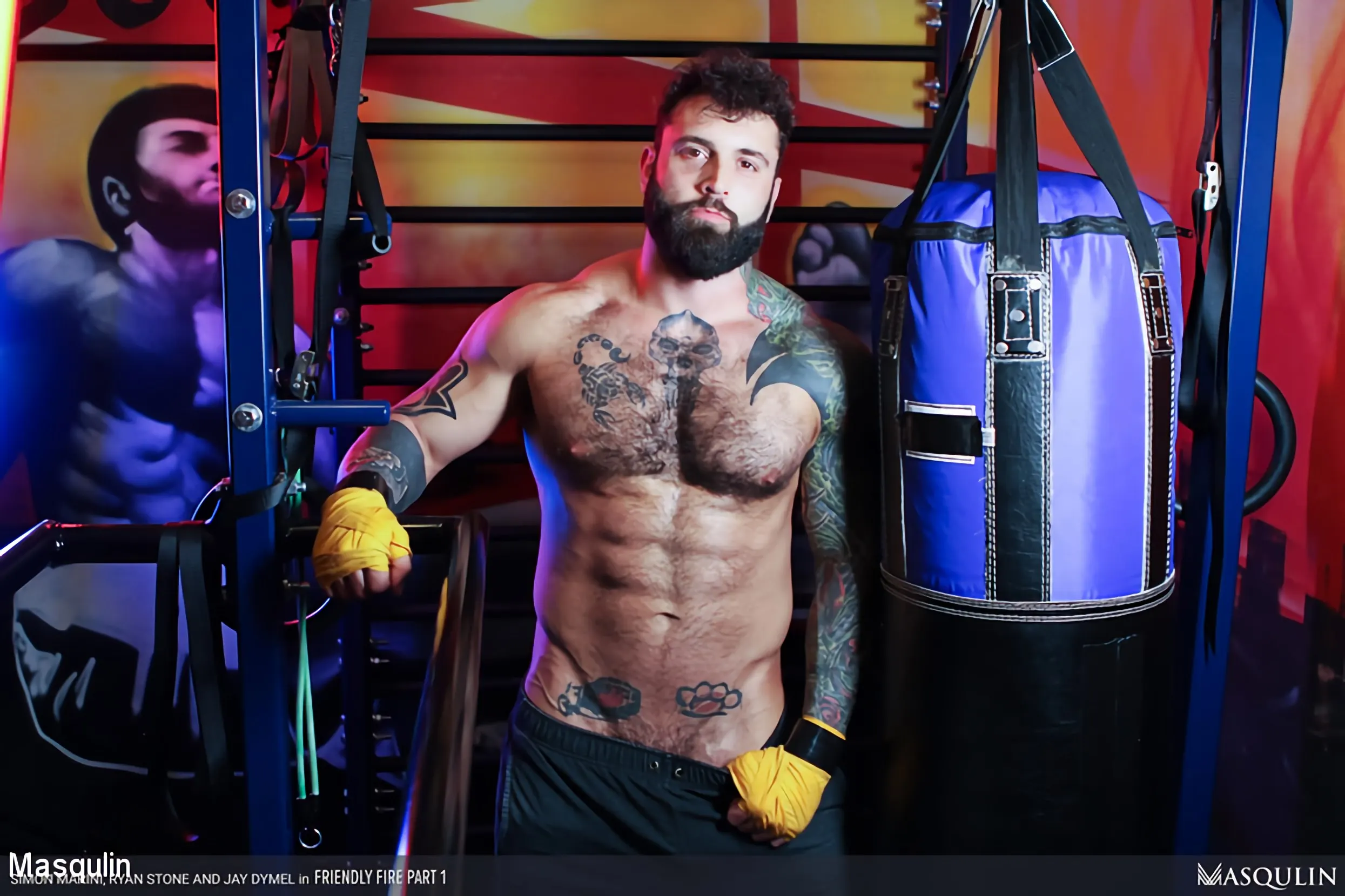 Kink Partners Gay 'Friendly Fire, Part 1:Jay Dymel. Markus Kage, Ryan Stone RAW' starring Jay Dymel (Photo 16)