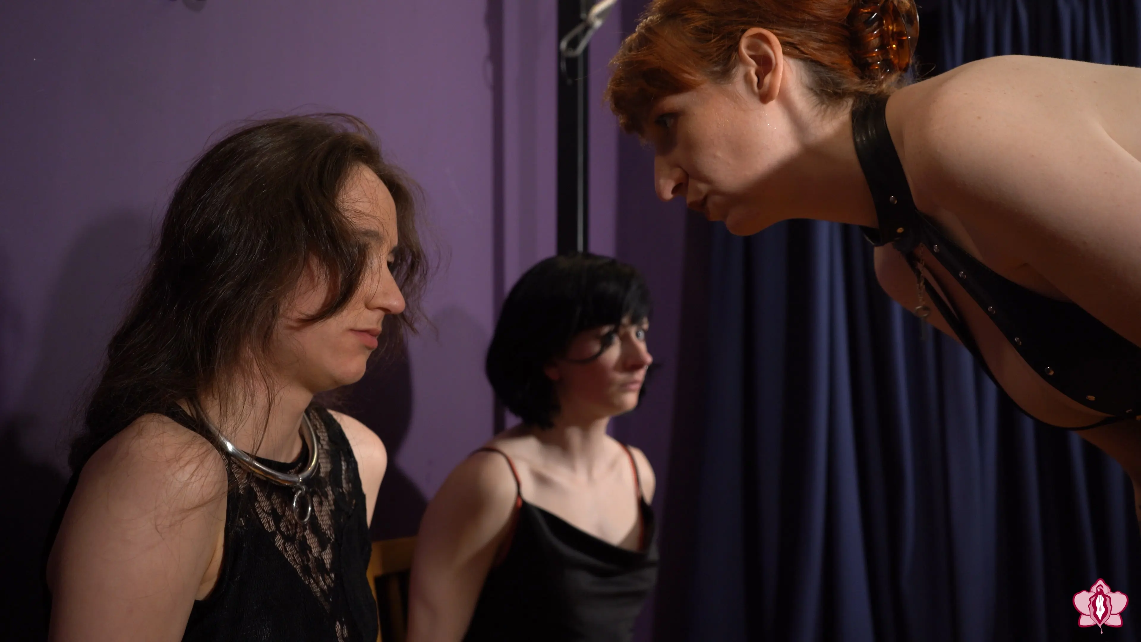 Kink Partners Gay 'and the Car Thieves Part 1: Severe Face Slapping Interrogation with Slave Mila and Ash May' starring Mistress Roxy (Photo 8)