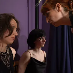 Mistress Roxy in 'Kink Partners Gay' and the Car Thieves Part 1: Severe Face Slapping Interrogation with Slave Mila and Ash May (Thumbnail 8)