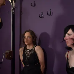 Mistress Roxy in 'Kink Partners Gay' and the Car Thieves Part 1: Severe Face Slapping Interrogation with Slave Mila and Ash May (Thumbnail 10)