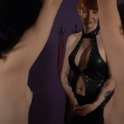 Mistress Roxy in 'Kink Partners Gay' and the Car Thieves Part 2: Martinet Whipping Punishment for Slave Mila and Ash May (Thumbnail 12)