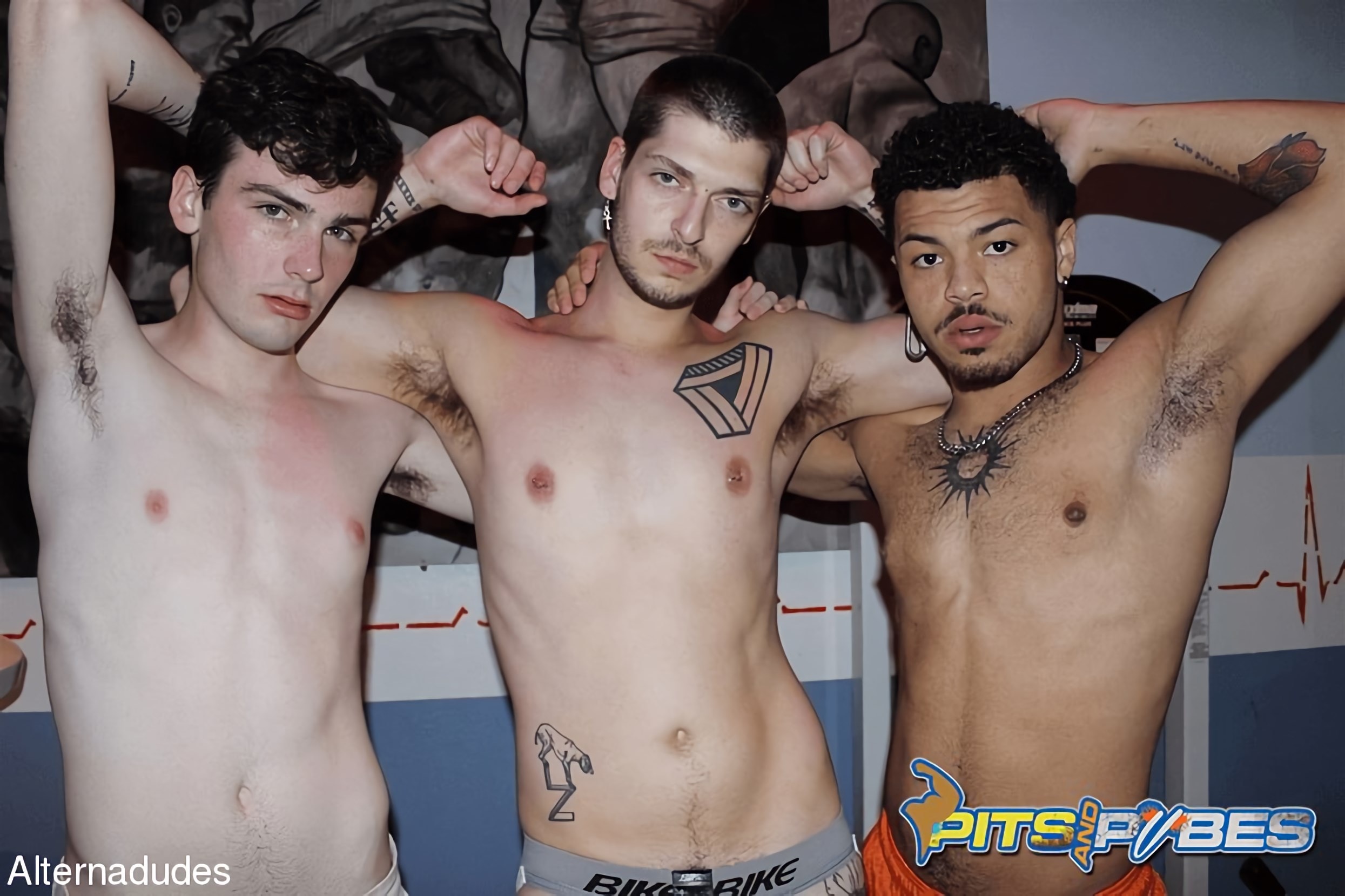 Kink Partners Gay 'Gym Pit 3-Way' starring Myott Hunter (Photo 10)