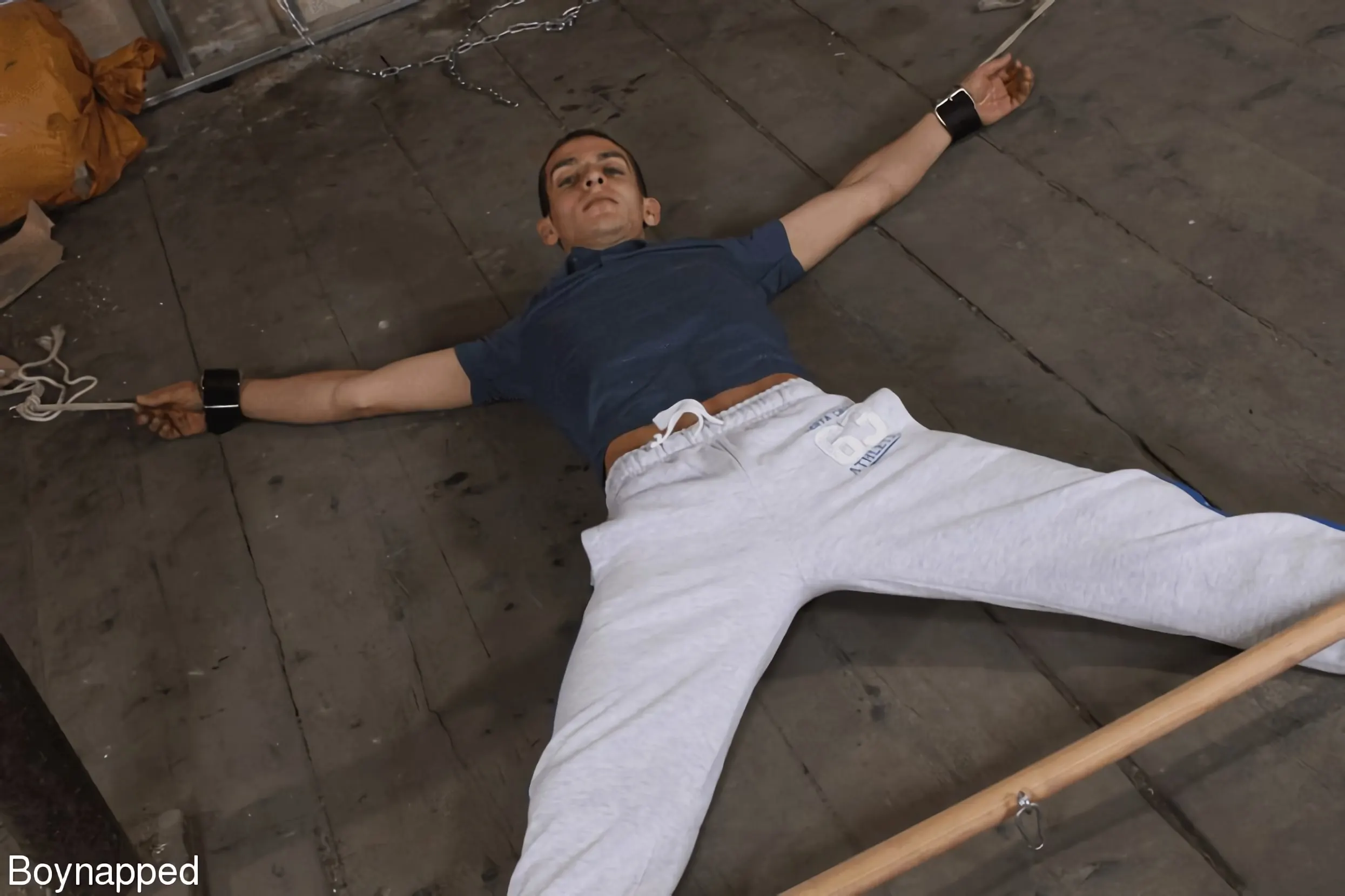 Kink Partners Gay 'Tied to the floor and used, Brez is at the mercy of master Sebastian!' starring Sebastian Kane (Photo 1)